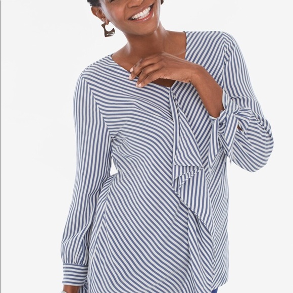 Chico's Tops - Chico’s ruffle front blouse